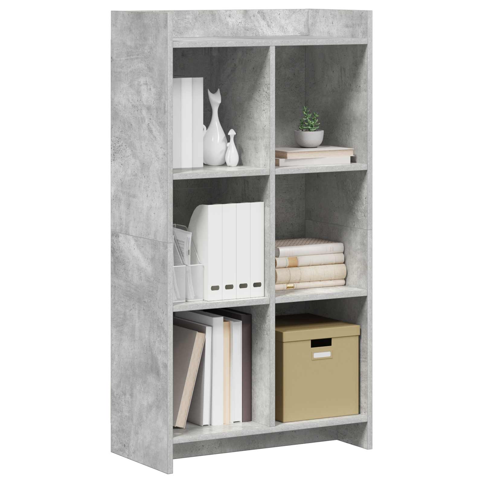 Libreria Grigio Concretè 59 x 30 x 111 cm Legno ingegnerizzato | homemem39