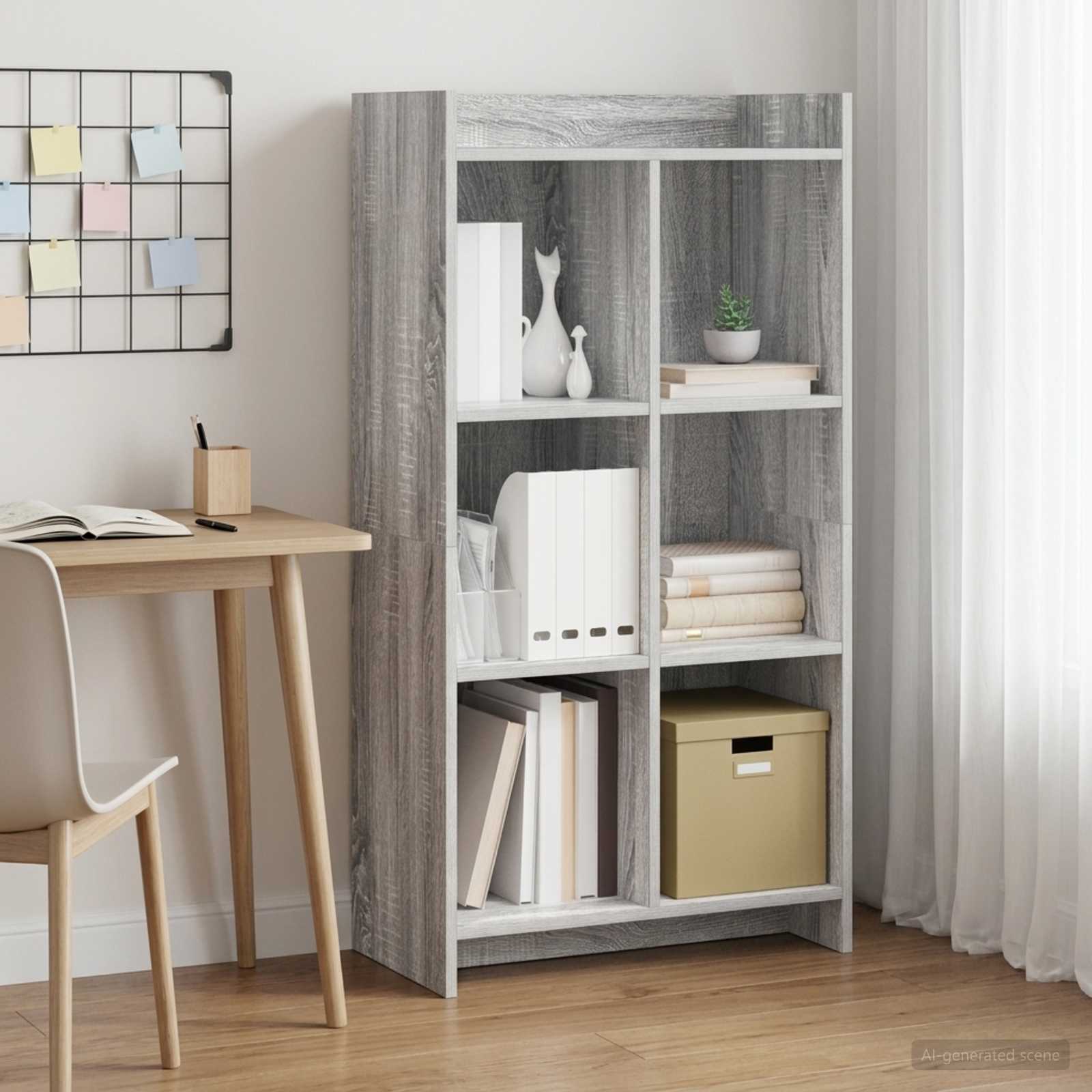Libreria Sonoma grigio 59 x 30 x 111 cm Legno ingegnerizzato | homemem39