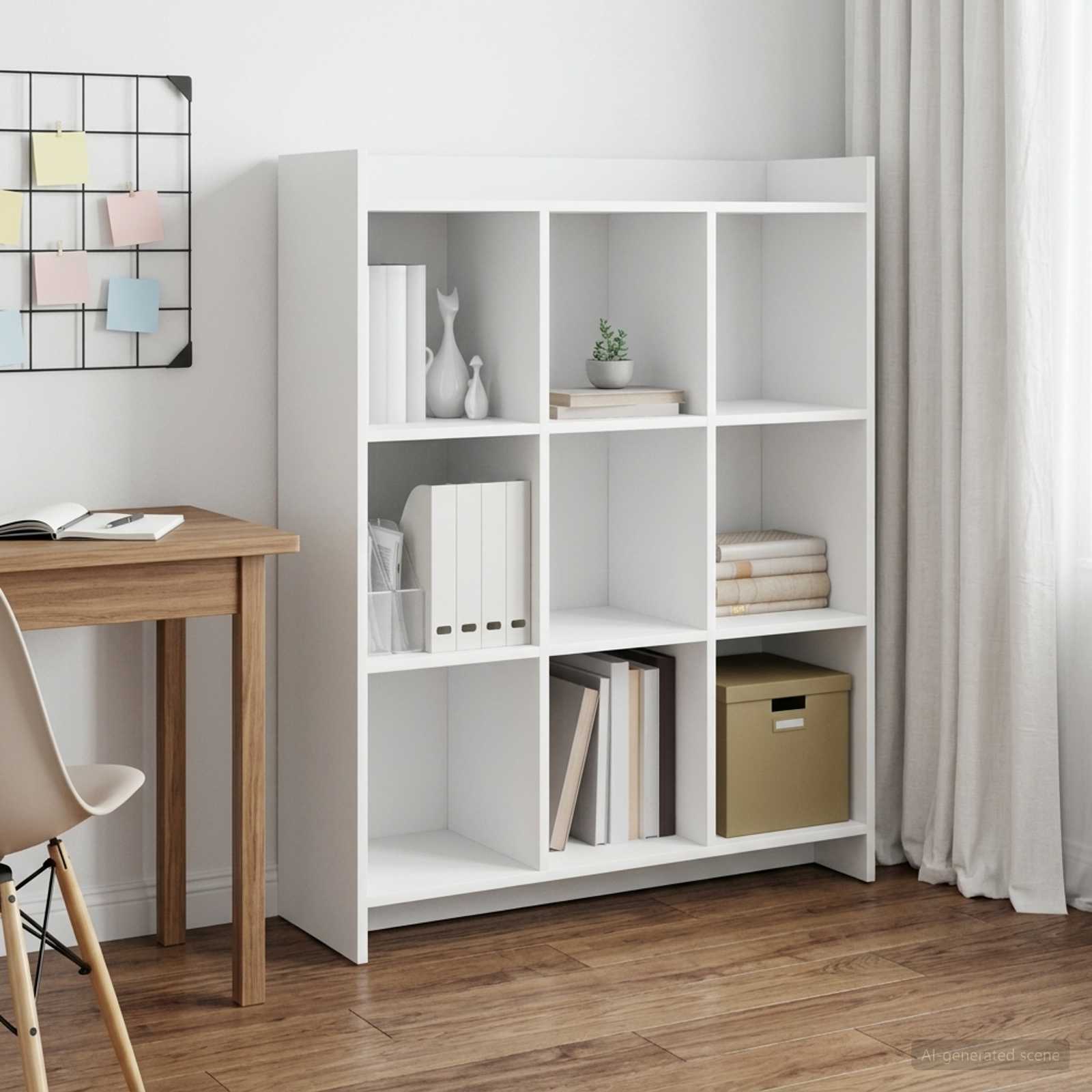 Libreria Bianco 87,5 x 30 x 111 cm Legno ingegnerizzato | homemem39