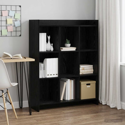 Libreria Rovere Nero 87,5 x 30 x 111 cm Legno ingegnerizzato | homemem39