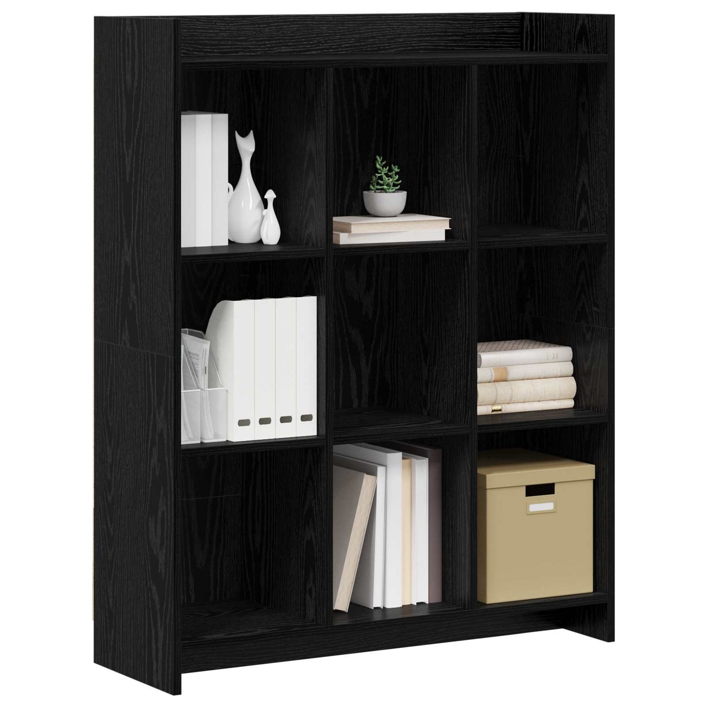 Libreria Rovere Nero 87,5 x 30 x 111 cm Legno ingegnerizzato | homemem39