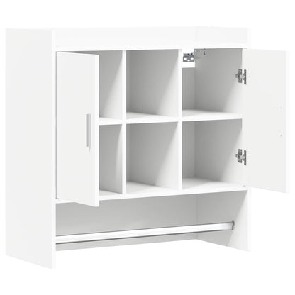 Scaffale da parete A parete Bianco 80 x 36 x 80 cm | homemem39
