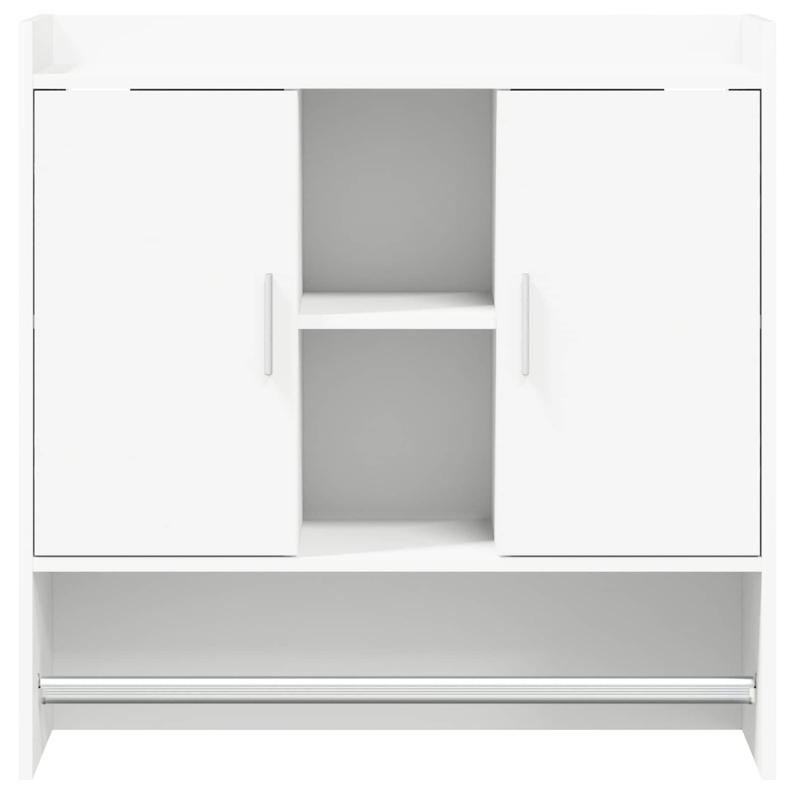 Scaffale da parete A parete Bianco 80 x 36 x 80 cm | homemem39