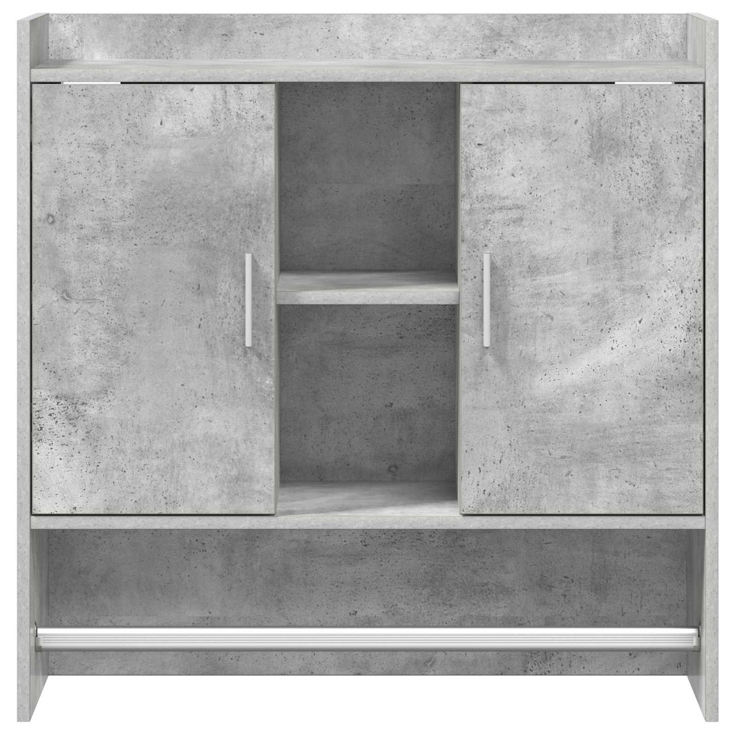 Scaffale da parete A parete Grigio Cemento 80 x 36 x 80 cm | homemem39