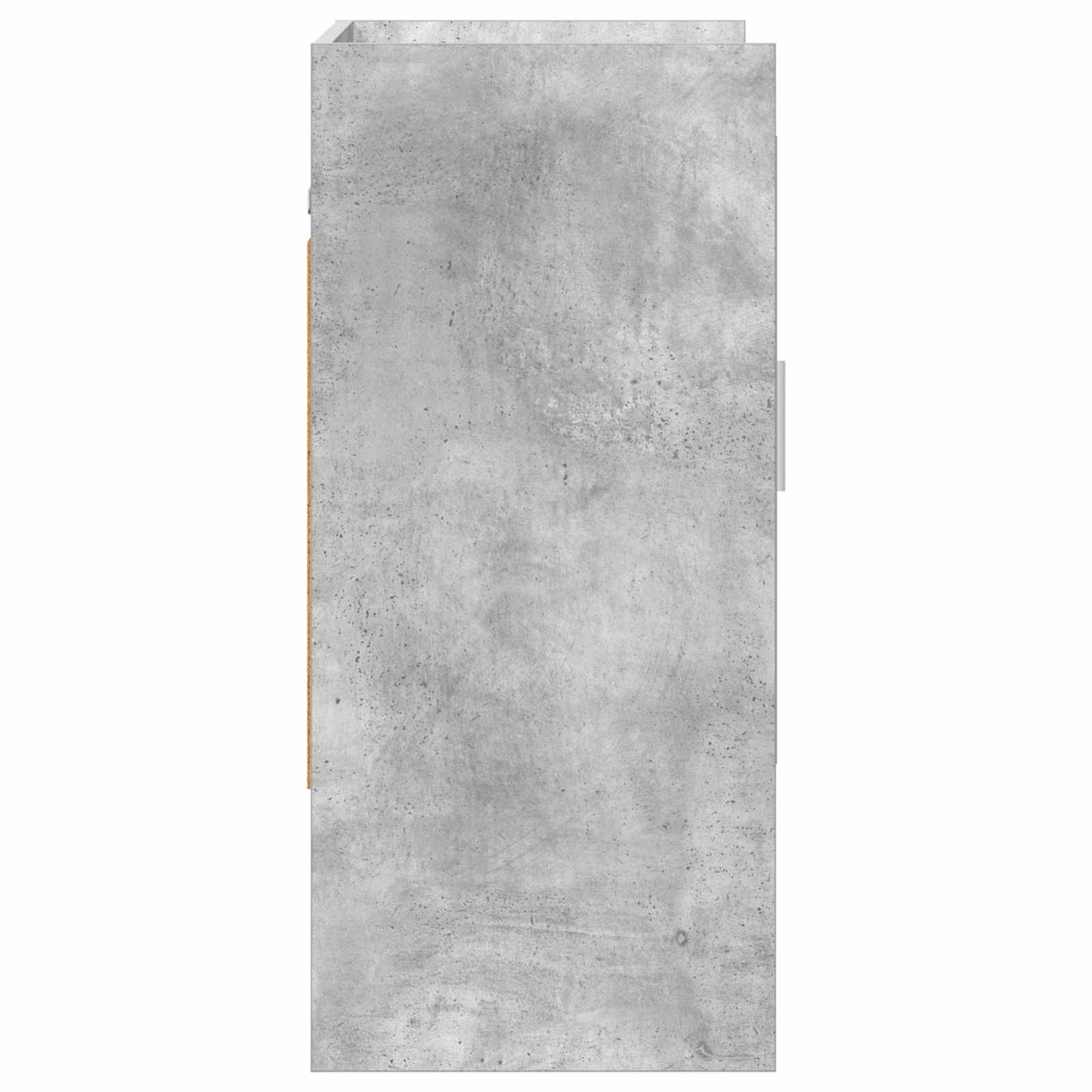 Scaffale da parete A parete Grigio Cemento 80 x 36 x 80 cm | homemem39