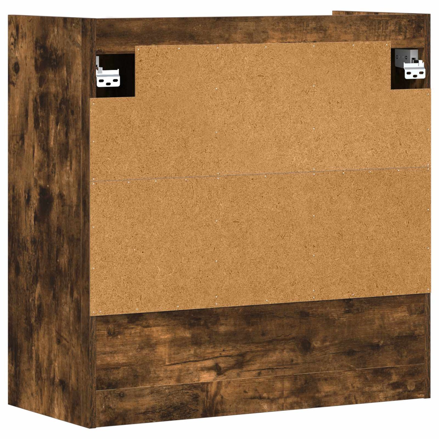 Scaffale da parete A parete Rovere Fumo 80 x 36 x 80 cm | homemem39