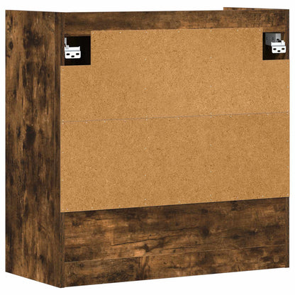 Scaffale da parete A parete Rovere Fumo 80 x 36 x 80 cm | homemem39