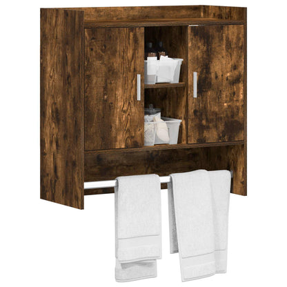 Scaffale da parete A parete Rovere Fumo 80 x 36 x 80 cm | homemem39