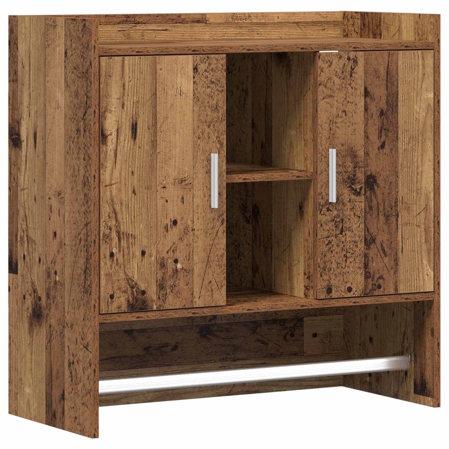 Scaffale da parete A parete Legno antico 80 x 36 x 80 cm | homemem39