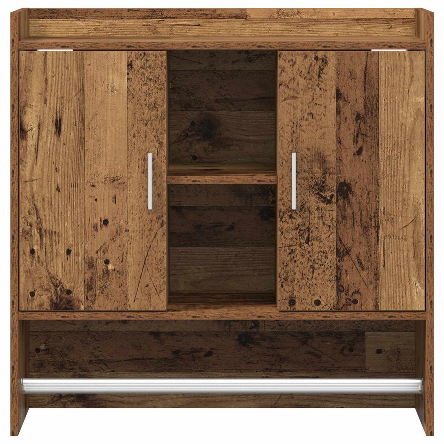 Scaffale da parete A parete Legno antico 80 x 36 x 80 cm | homemem39