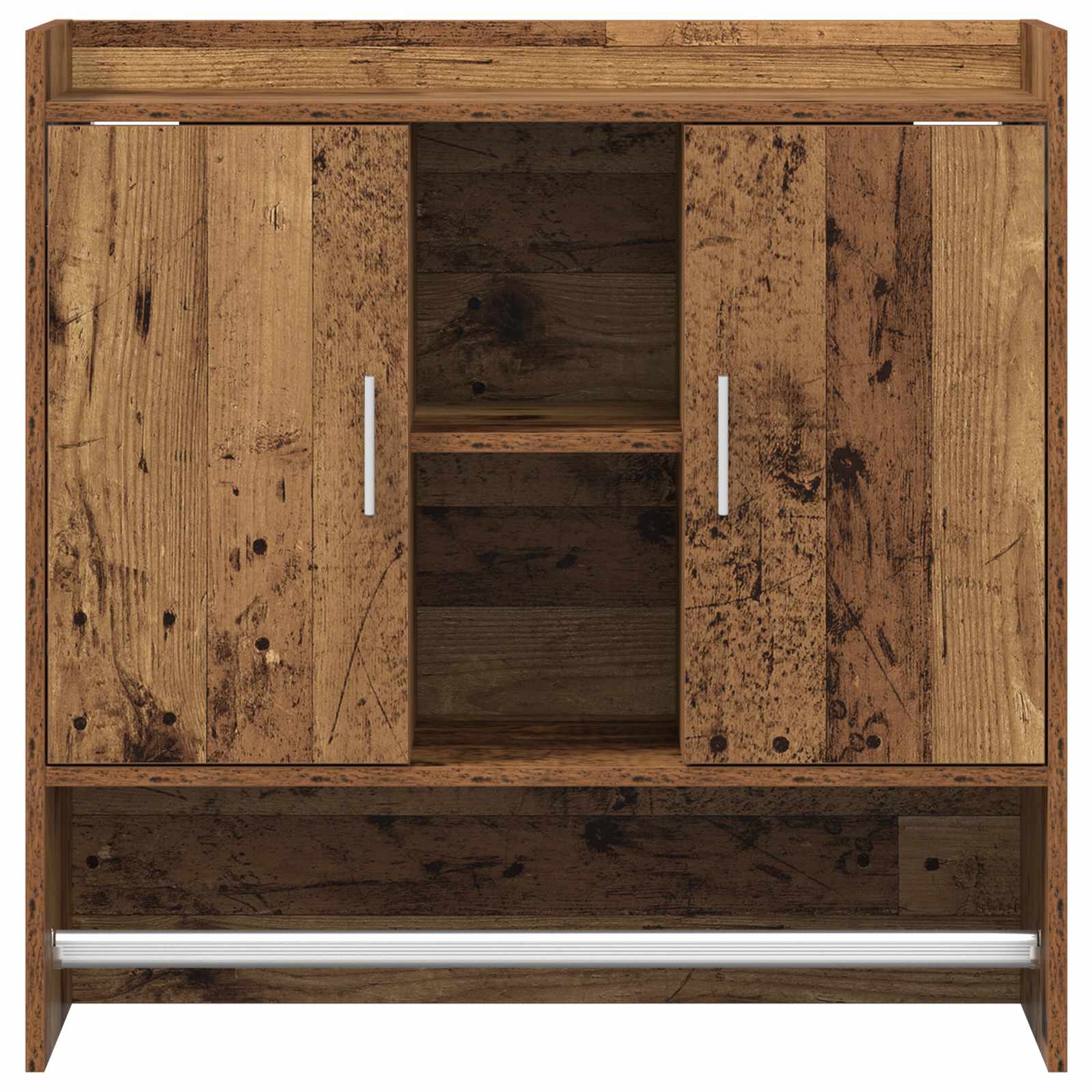 Scaffale da parete A parete Legno antico 80 x 36 x 80 cm | homemem39