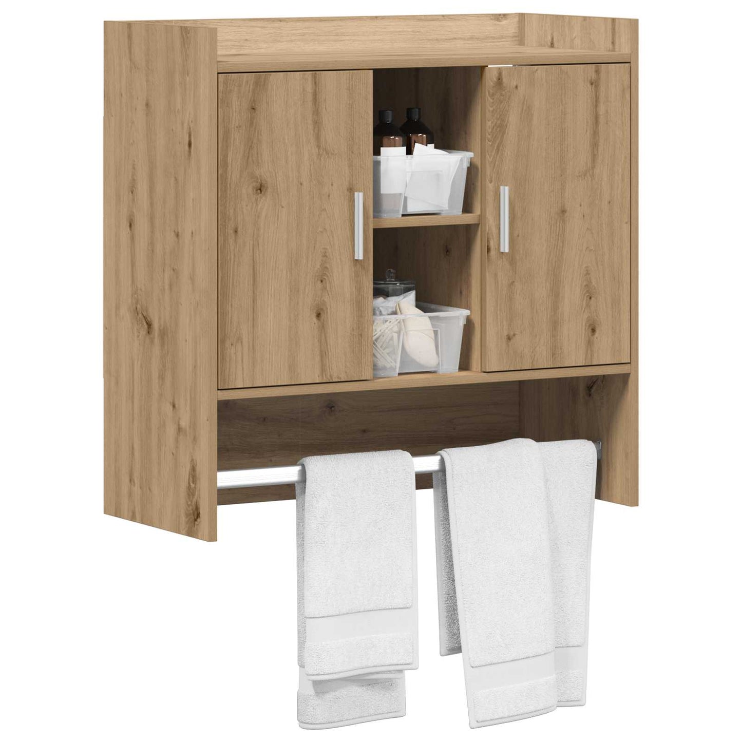 Scaffale da parete A parete Rovere Artigianale 80 x 36 x 80 cm | homemem39