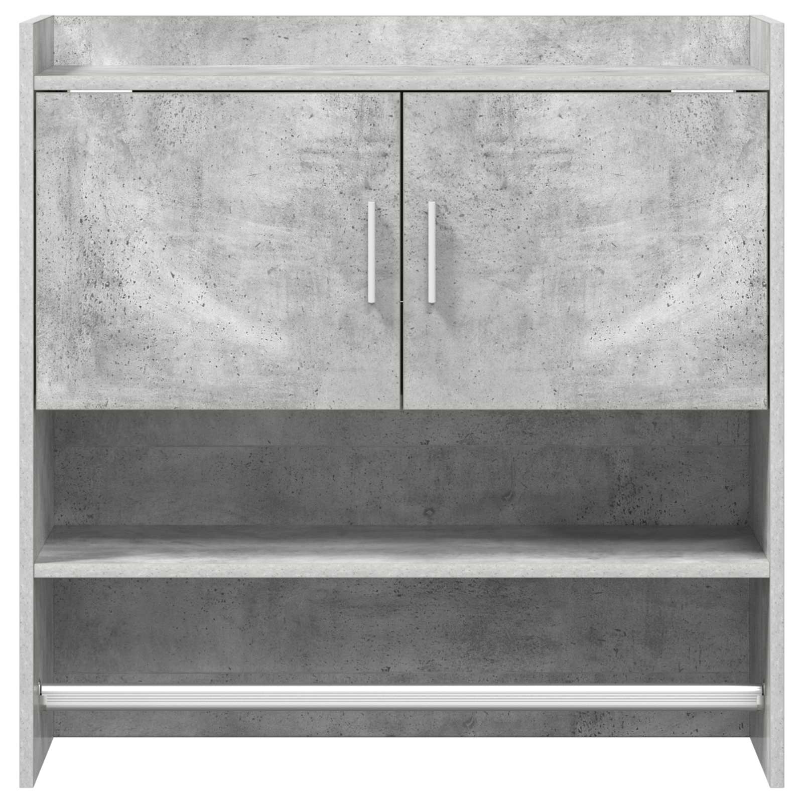Scaffale da parete A parete Grigio Cemento 80 x 36 x 80 cm | homemem39