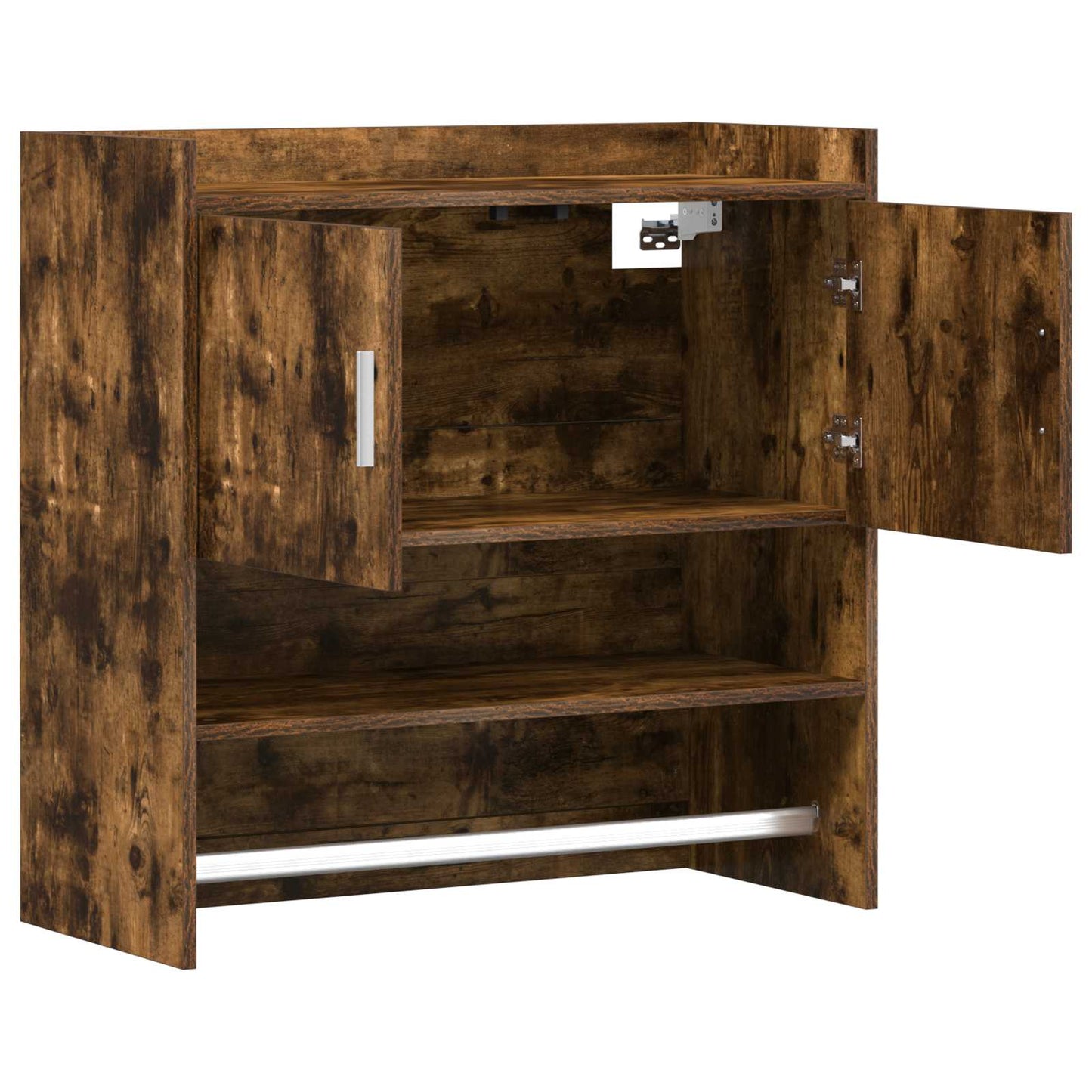 Scaffale da parete A parete Rovere Fumo 80 x 36 x 80 cm | homemem39