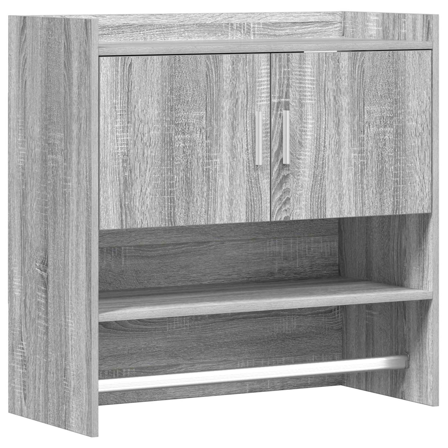 Scaffale da parete A parete Sonoma grigio 80 x 36 x 80 cm | homemem39