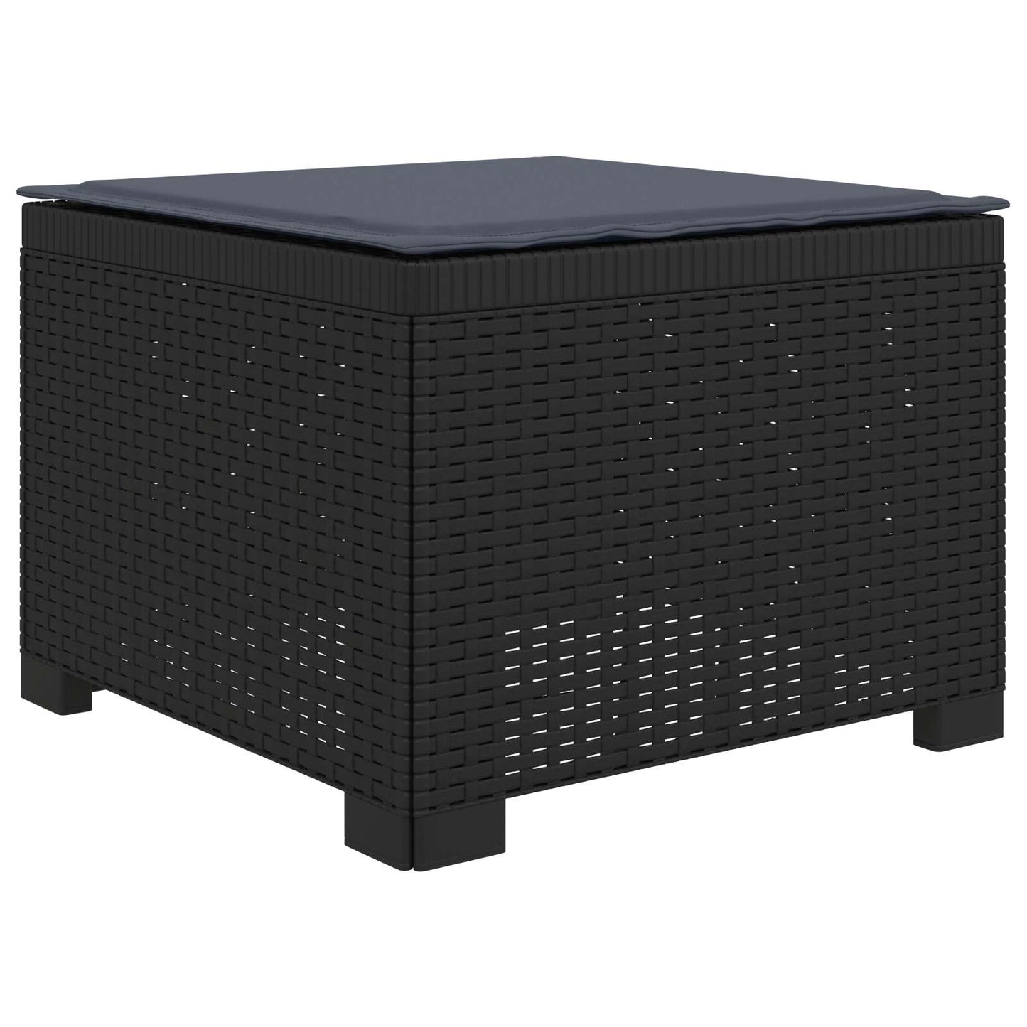 Divano da Giardino a 1 Posto con Cuscino Aspetto Rattan PP | homemem39