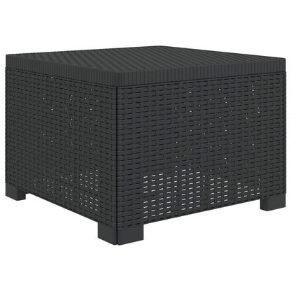 Divano da Giardino a 1 Posto con Cuscino Aspetto Rattan PP | homemem39