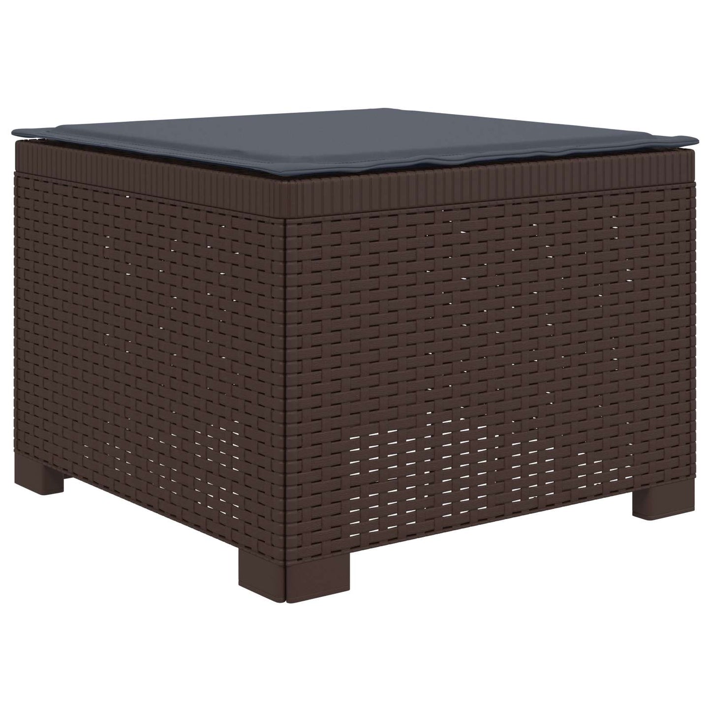 Divano da Giardino a 1 Posto con Cuscino Aspetto Rattan PP | homemem39