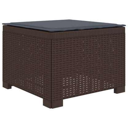 Divano da Giardino a 1 Posto con Cuscino Aspetto Rattan PP | homemem39