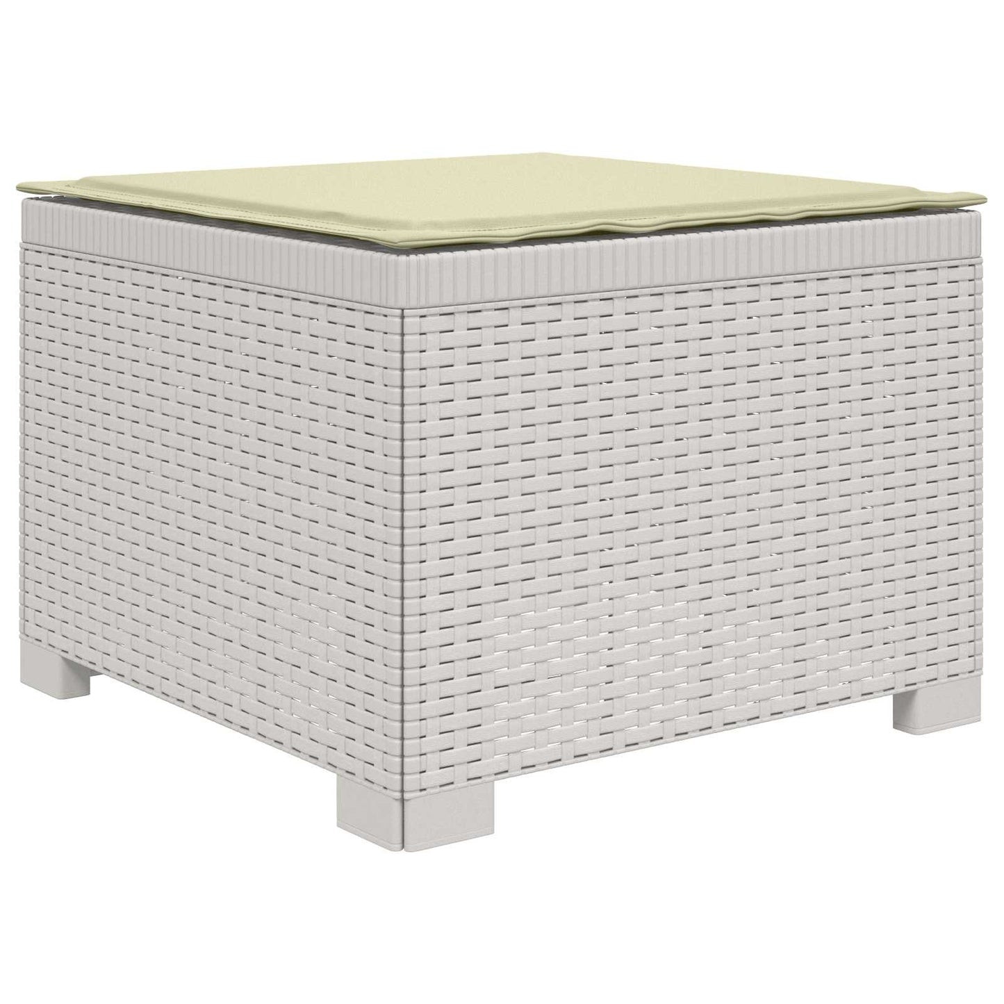 Divano da Giardino a 1 Posto con Cuscino Aspetto Rattan PP | homemem39