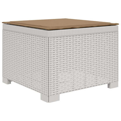 Divano da Giardino a 1 Posto con Cuscino Aspetto Rattan PP | homemem39