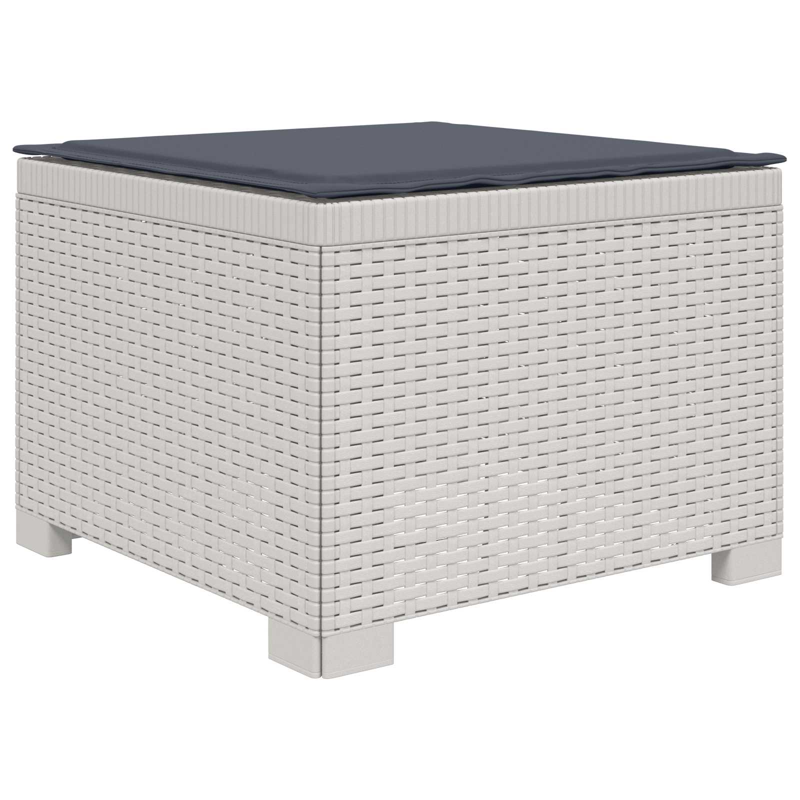 Divano da Giardino a 1 Posto con Cuscino Aspetto Rattan PP | homemem39