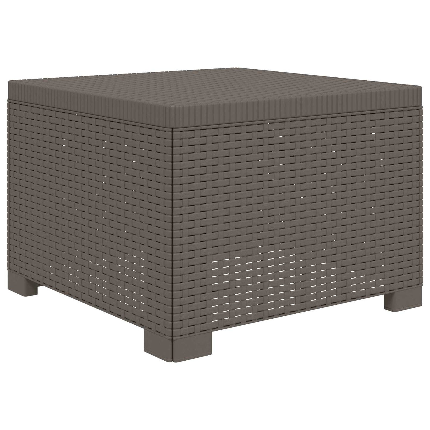 Divano da Giardino a 1 Posto con Cuscino Aspetto Rattan PP | homemem39