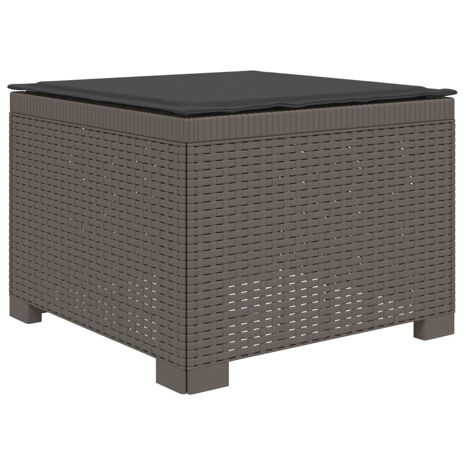 Divano da Giardino a 1 Posto con Cuscino Aspetto Rattan PP | homemem39
