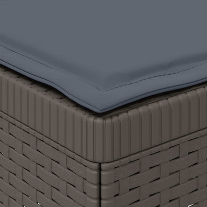 Divano da Giardino a 1 Posto con Cuscino Aspetto Rattan PP | homemem39