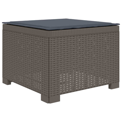 Divano da Giardino a 1 Posto con Cuscino Aspetto Rattan PP | homemem39