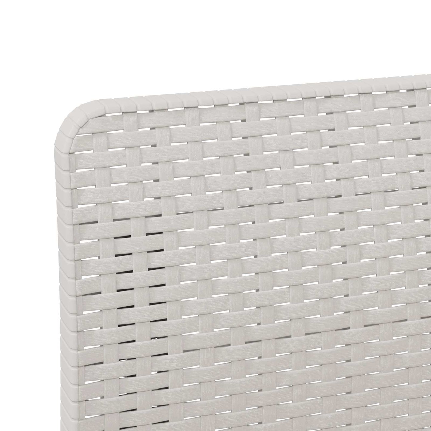Divano da Giardino a 1 Posto Aspetto Rattan PP Bianco | homemem39