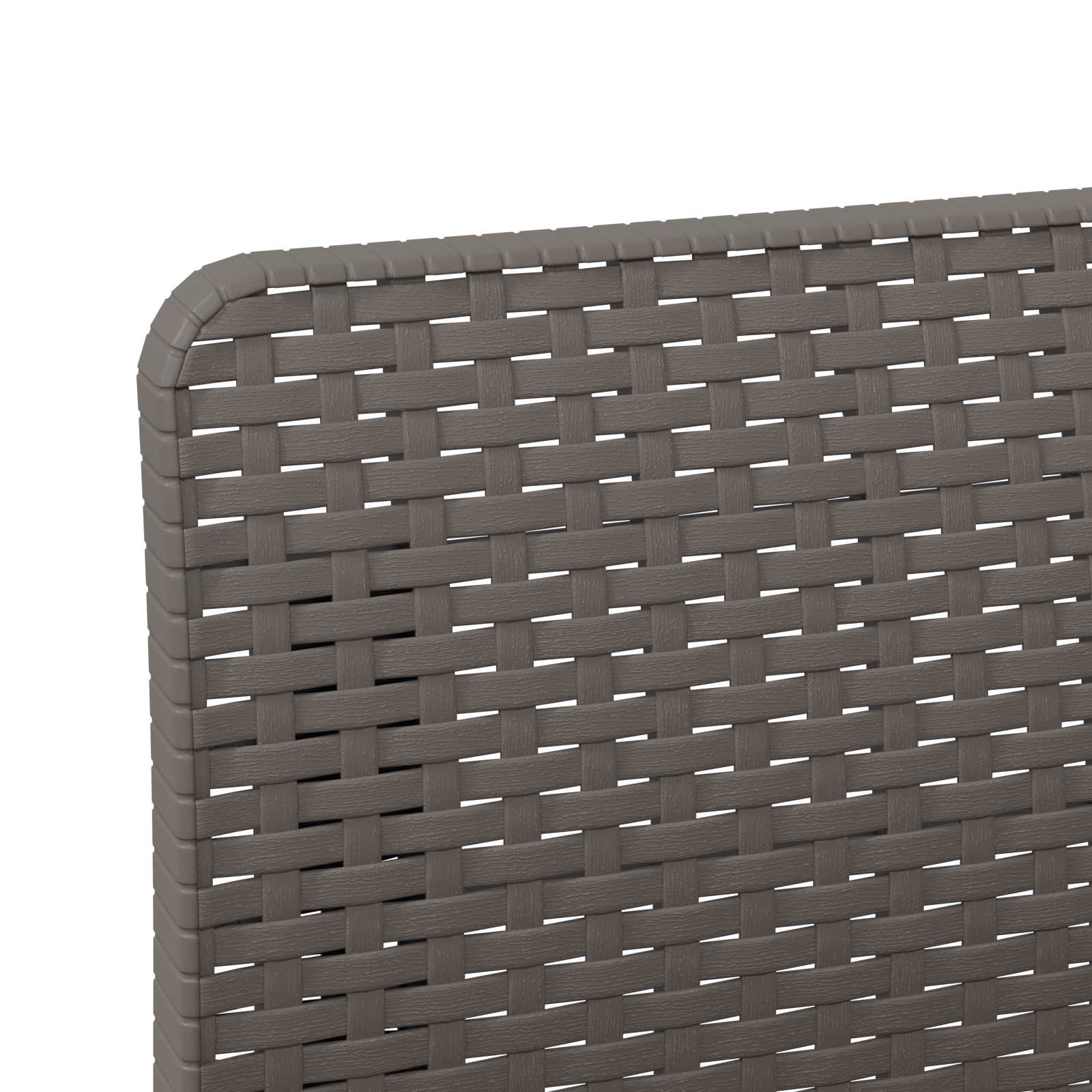Divano da Giardino a 1 Posto Aspetto Rattan PP Grigio Chiaro | homemem39