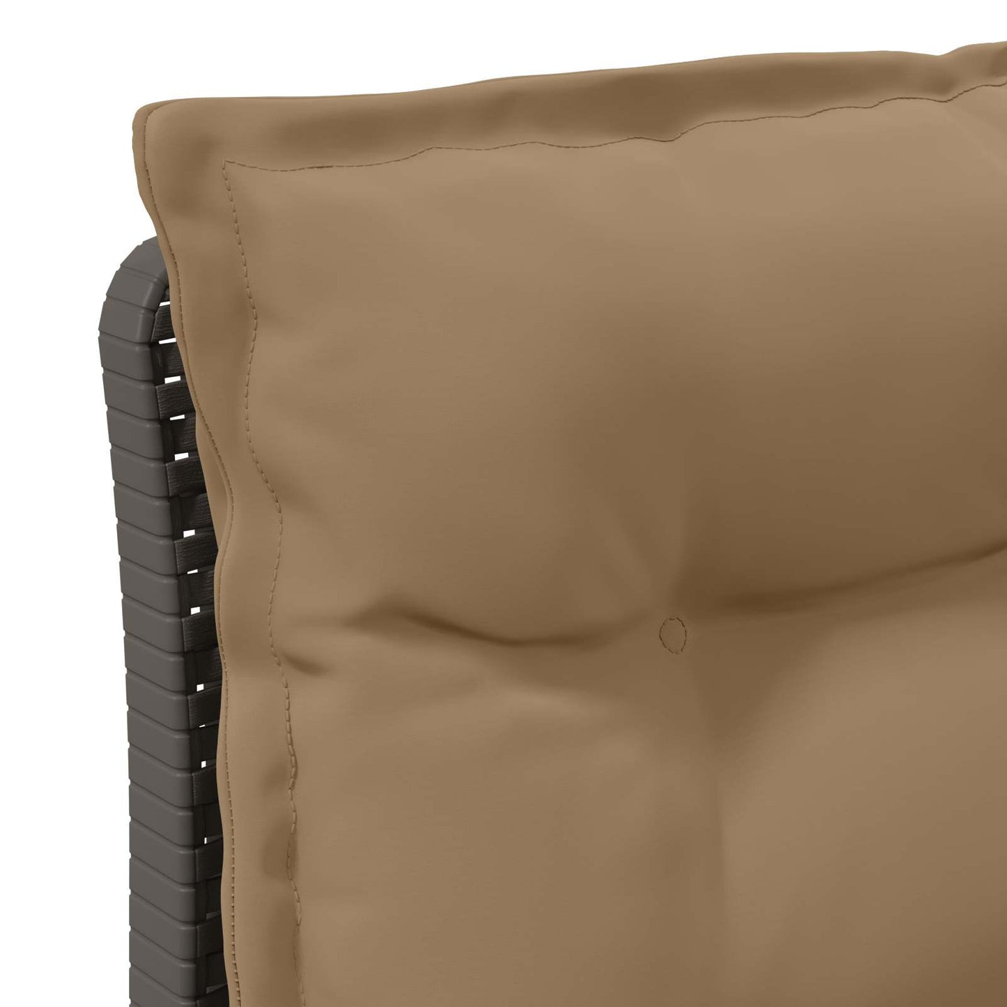 Divano da Giardino a 1 Posto con Cuscini Aspetto Rattan PP | homemem39