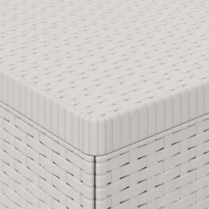 Divano da Giardino a 1 Posto Aspetto Rattan PP Bianco | homemem39