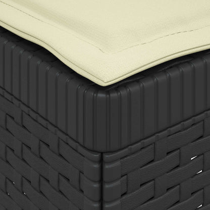 Divano da Giardino a 1 Posto con Cuscino Aspetto Rattan PP | homemem39