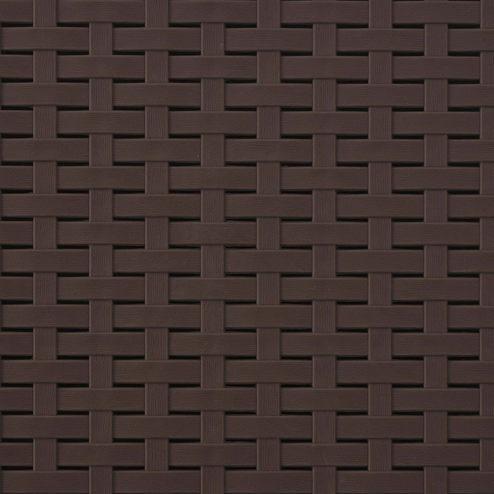 Divano da Giardino a 1 Posto con Cuscino Aspetto Rattan PP | homemem39