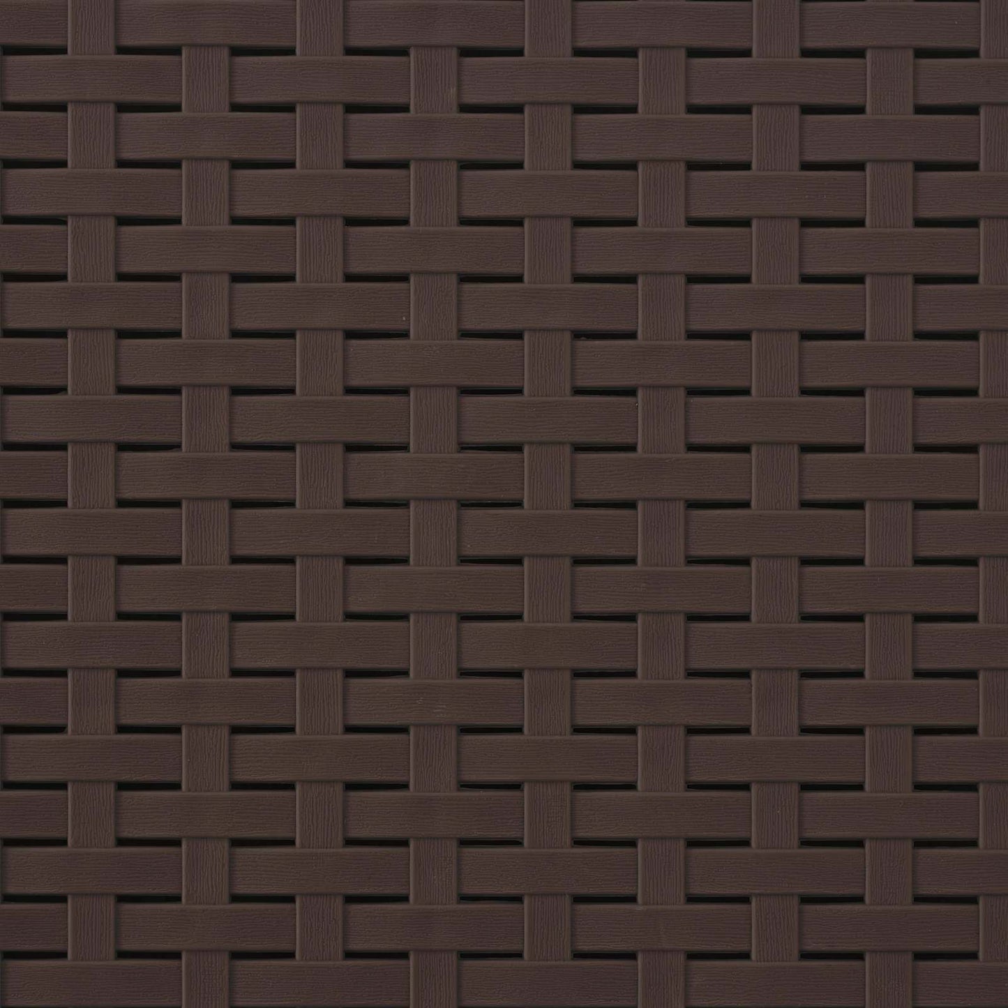 Poltrona a 1 Posto con Cuscino Aspetto Rattan PP Marrone | homemem39