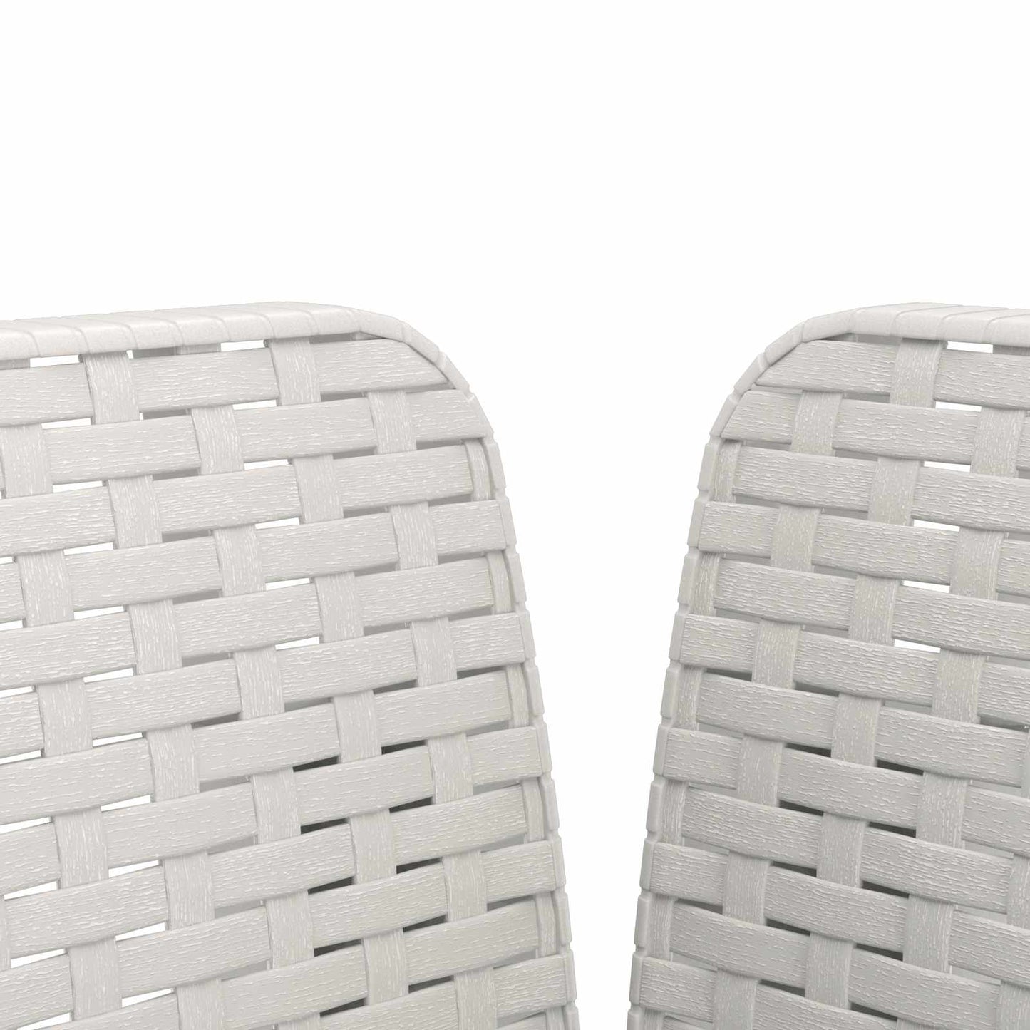 Poltrona a 1 Posto con Cuscino Aspetto Rattan PP Bianco | homemem39