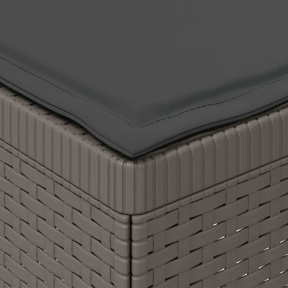 Divano da Giardino a 2 Posti con Cuscini Aspetto Rattan PP | homemem39