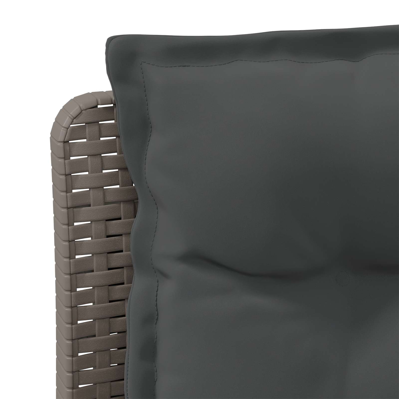 Divano da Giardino a 2 Posti con Cuscini Aspetto Rattan PP | homemem39
