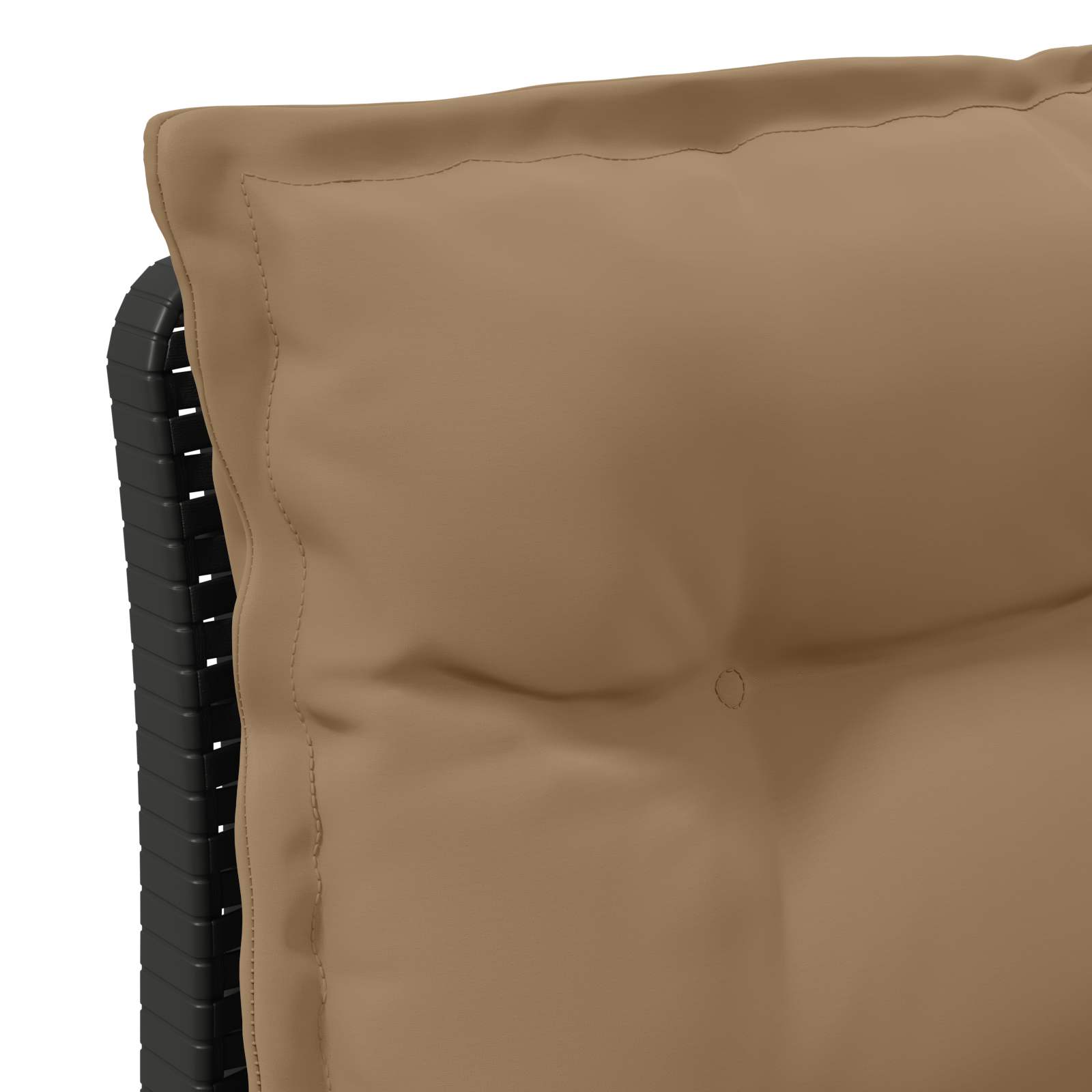 Divano da Giardino a 2 Posti con Cuscini Aspetto Rattan PP | homemem39