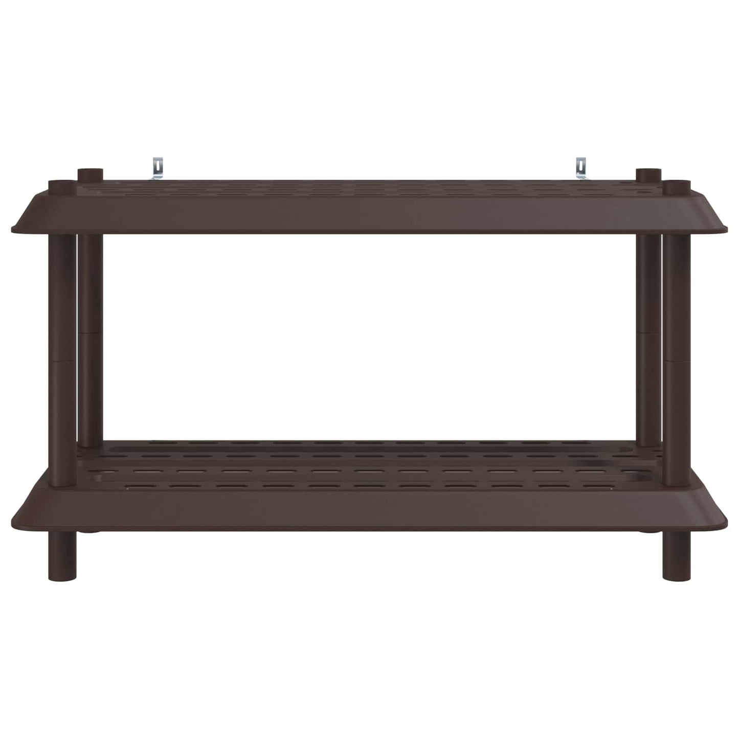 Unità di scaffalatura 2 livelli 100 x 40 x 55,5 cm PP Marrone | homemem39