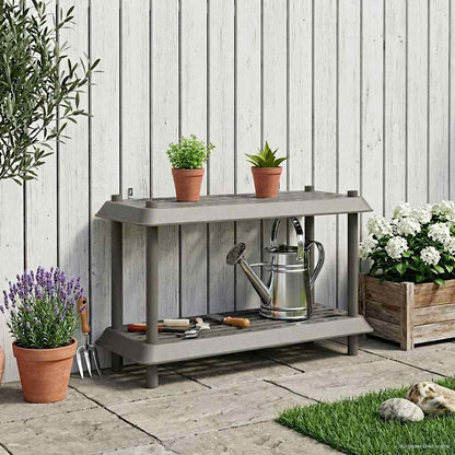 Unità di scaffalatura 2 livelli 100 x 40 x 55,5 cm PP | homemem39