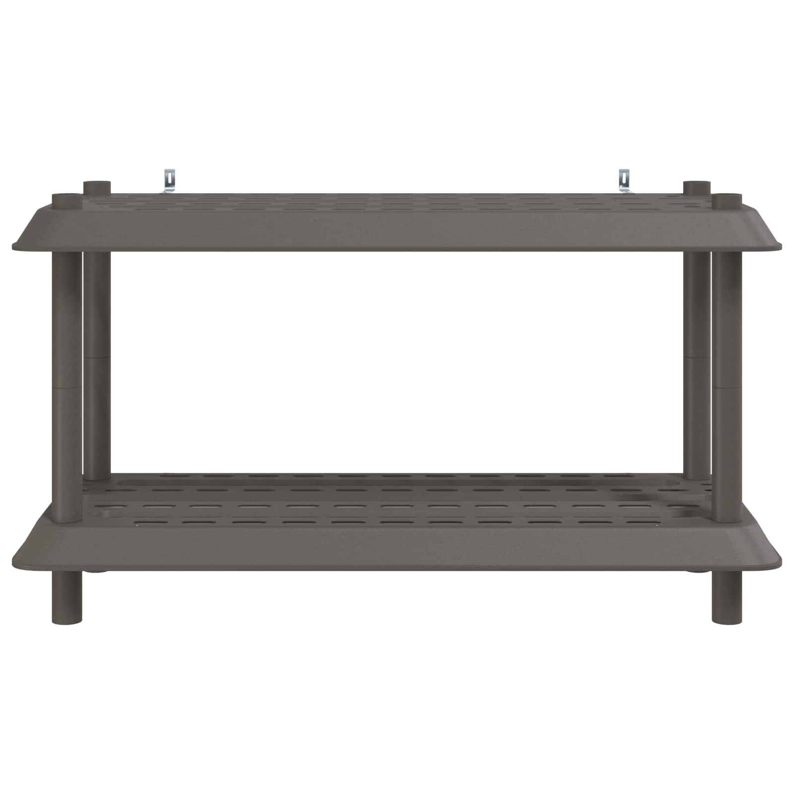 Unità di scaffalatura 2 livelli 100 x 40 x 55,5 cm PP | homemem39