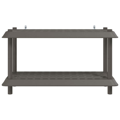 Unità di scaffalatura 2 livelli 100 x 40 x 55,5 cm PP | homemem39