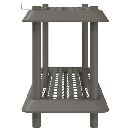 Unità di scaffalatura 2 livelli 100 x 40 x 55,5 cm PP | homemem39