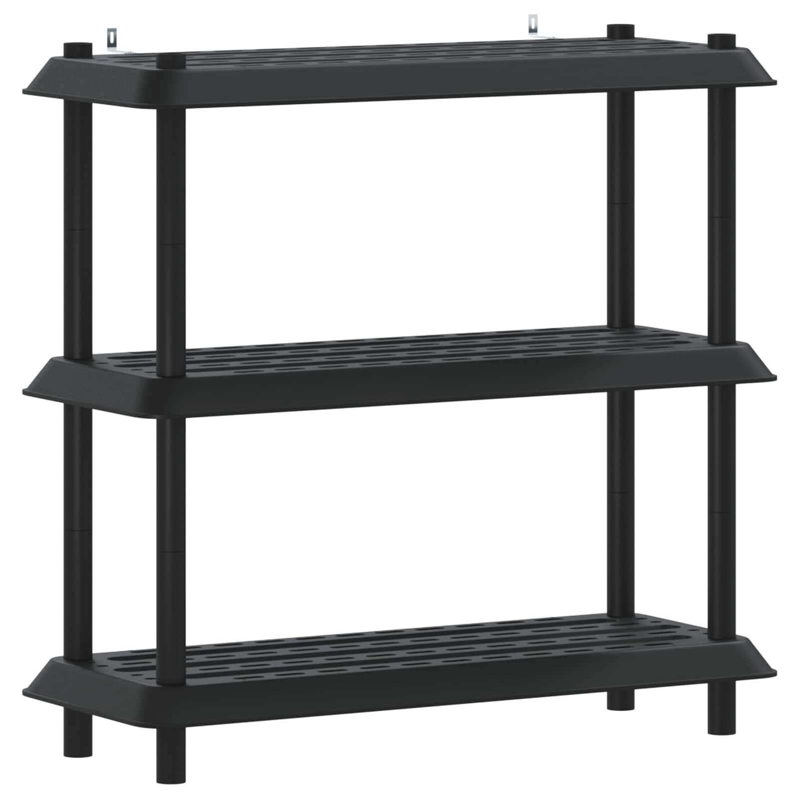 Unità di scaffalatura 3 livelli 100 x 40 x 96 cm PP Antracite | homemem39