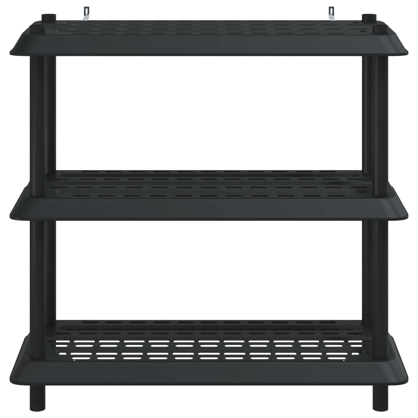 Unità di scaffalatura 3 livelli 100 x 40 x 96 cm PP Antracite | homemem39