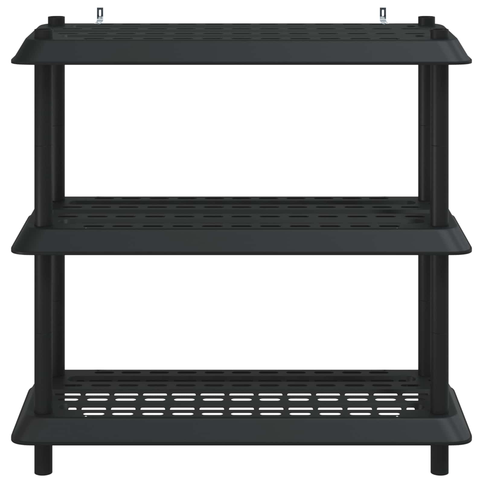 Unità di scaffalatura 3 livelli 100 x 40 x 96 cm PP Antracite | homemem39