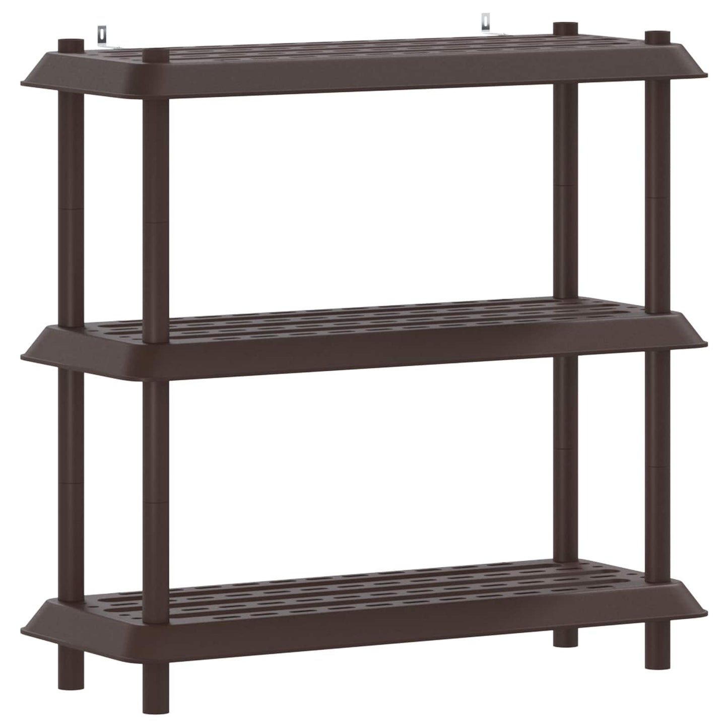 Unità di scaffalatura 3 livelli 100 x 40 x 96 cm PP Marrone | homemem39